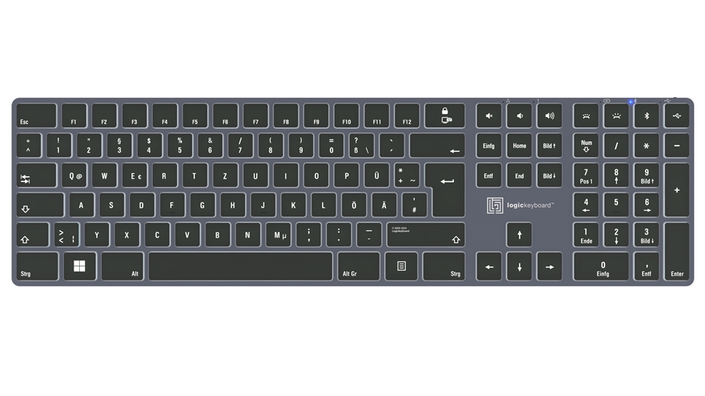 Windows keyboard<br>TITAN Slimline Keyboard – Windows<br>DE German